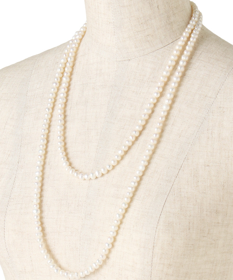 Made in Japan freshwater pearl long necklace