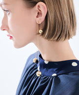 Made in Japan twin ball earrings