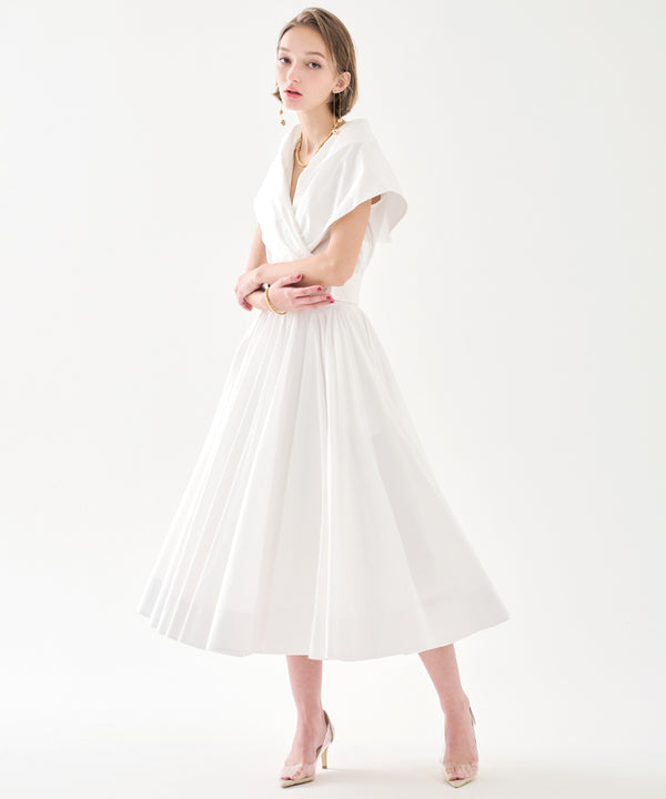 Classical airy flared skirt
