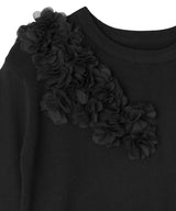 Flower motif knitwear