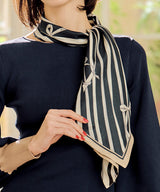 日本製造絲綢奢華絲帶圍巾