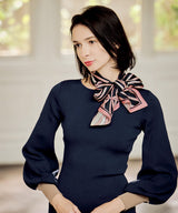 Made in Japan silk luxury ribbon scarf