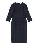 Classic I-line tweed dress