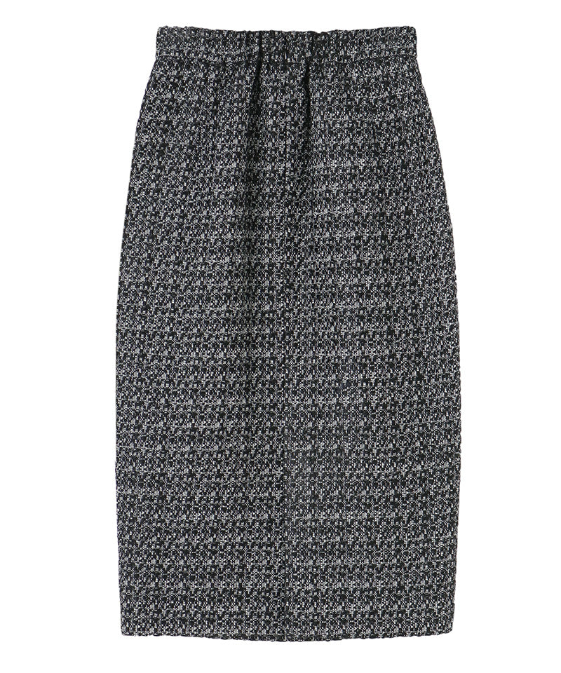 Tweed tight skirt
