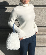 Stress-free high-neck pullover