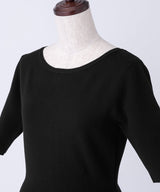 Basic short sleeve knit dress