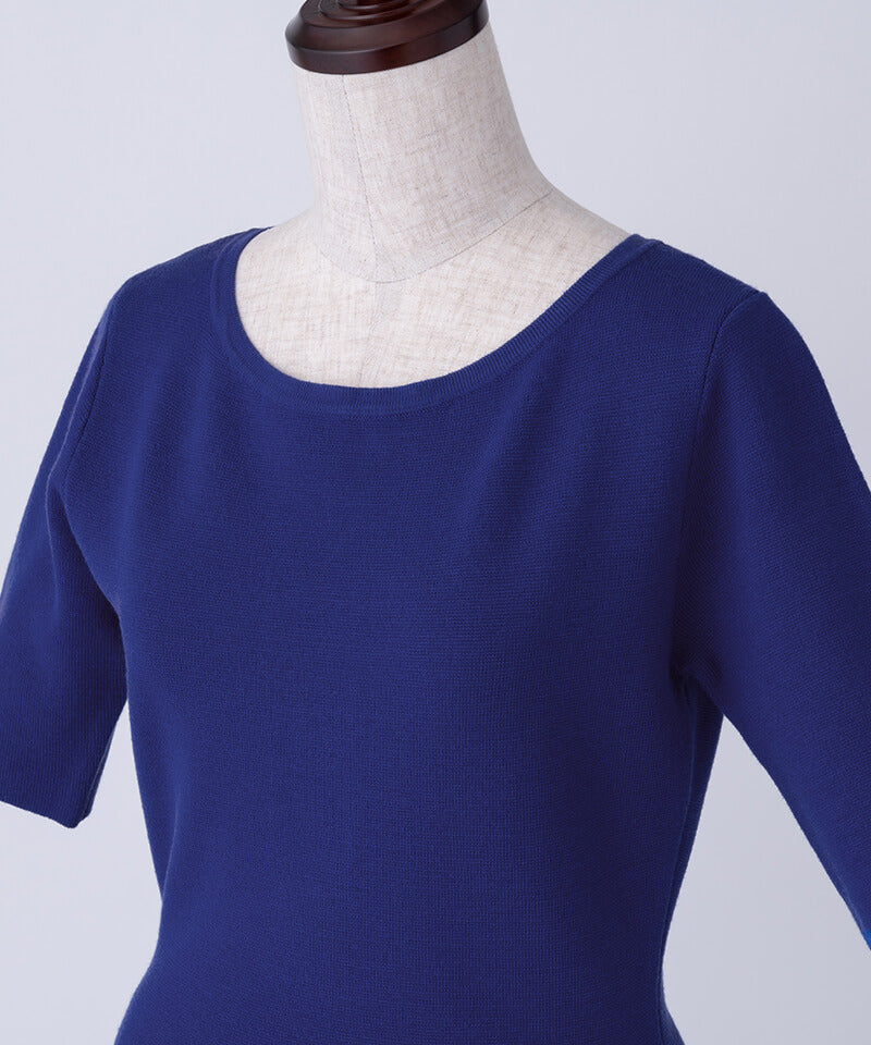 Basic short sleeve knit dress