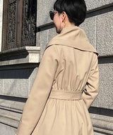 Shawl-collar Audrey coat
